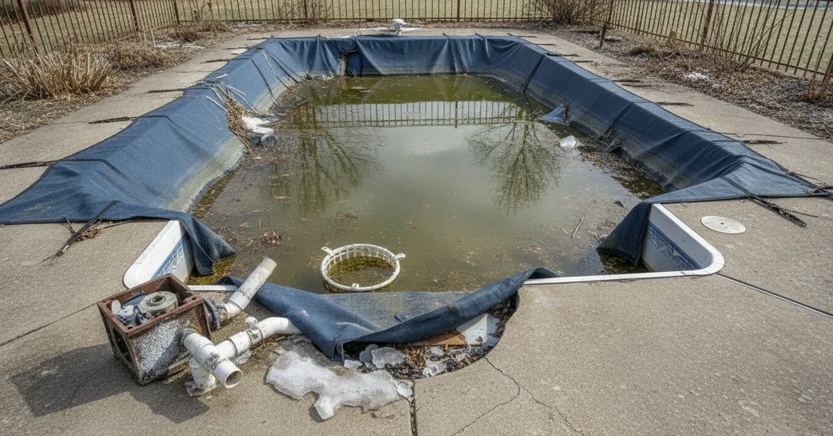 Winterization Woes: How Incorrect Pool Closing Procedures Can Lead to Costly Springtime Repairs